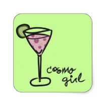 Cosmo girl stationery sticker