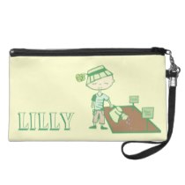 Gardening Babe Monogram Wristlet Purses