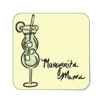 Margarita mama stationery sticker
