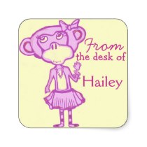 Monkey business sticker
