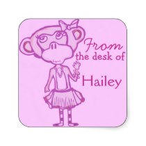 Monkey business stickers