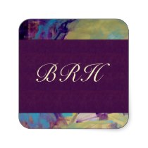 Paint splash stationery sticker