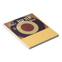 TOP TEN Retro record wood to-do list Note Pads