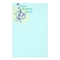 Under the sea custom stationery